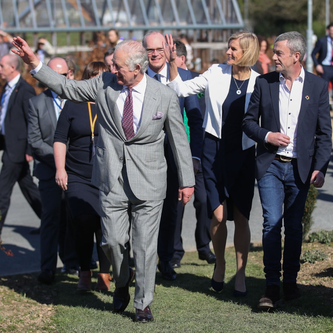 Social Enterprise GIY Welcomed King Charles to GROW HQ