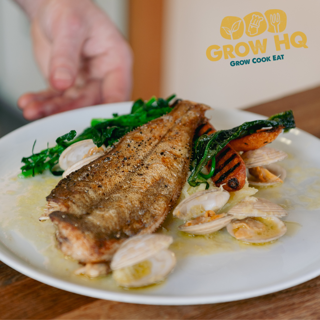 seafood feast cookery masterclass with JB at GROW HQ