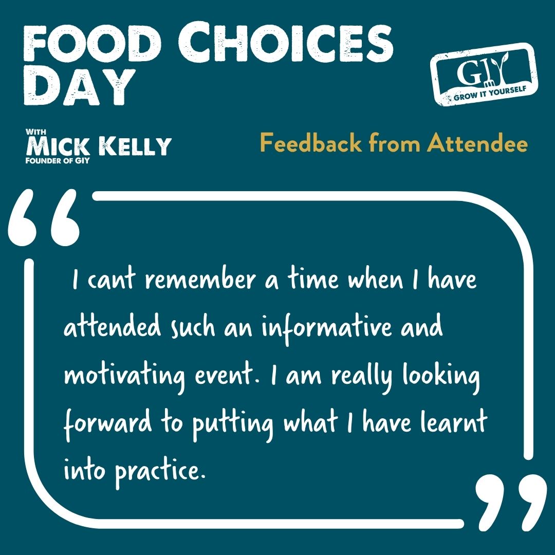 Food Choices Retreat at GROW HQ with Mick Kelly
